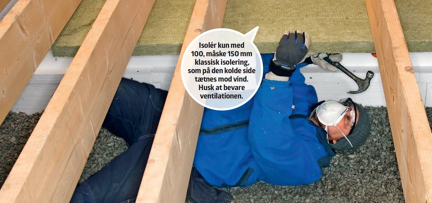 Isolering hus: Krybekældre med varmemangel Isolering hus: Krybekældre med varmemangel